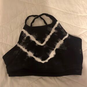 Electric & Rose Tie Dye Cropped Sporty Tank